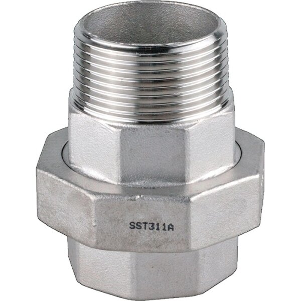 Verschraubung EN 10226-1 NPS 3/4 Zoll fl.dichtend 57mm 14mm 17mm SPRINGER