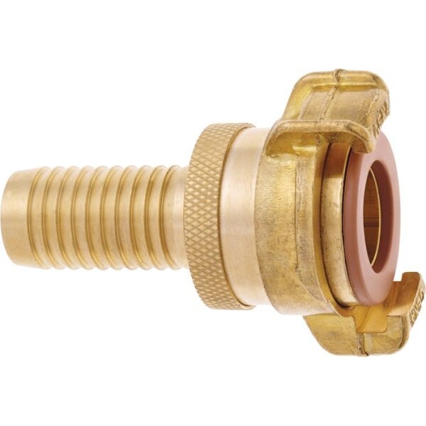 Geka Saugkupplung GEKA plus SH-K Messing Schlauchgröße 25 mm für Trinkwasser