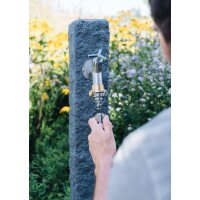 Geka Übergangsstück GEKA plus Messing verchromt Klaue und Stecker