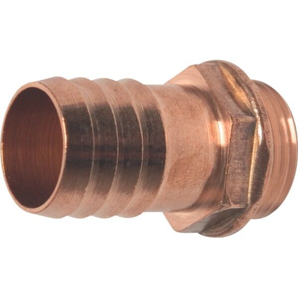 Profec Schlauchtülle Messing Schlauchgröße 20 mm Außengewinde 3/4 ″