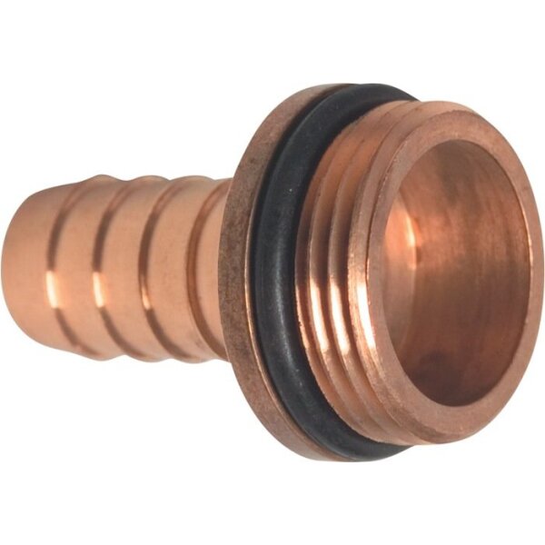 Profec Schlauchtülle Messing Schlauchgröße 25 mm Außengewinde 1 ″ O-Ring