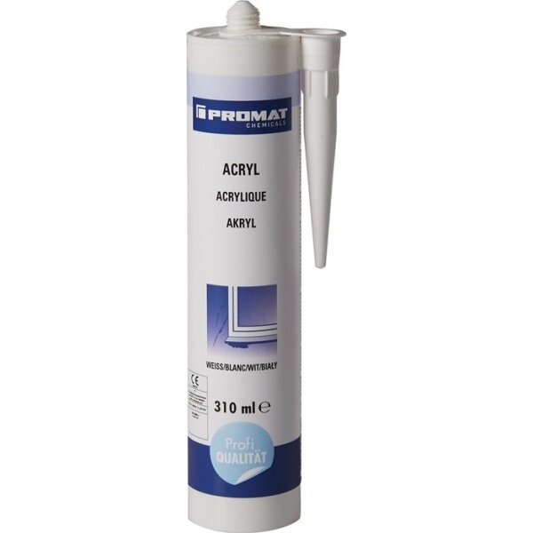 Promat chemicals Acryl 310 ml weiß Kartusche