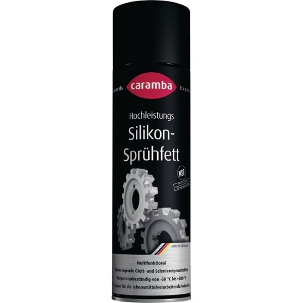 Caramba Hochleistungs Silikonsprühfett farblos NSF H1 500 ml Spraydose