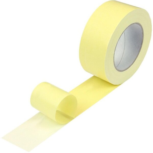 Transpak Klebeband doppelseitig Breite 50mm Länge 25m Stärke 200µ Baumwollzellgewebe