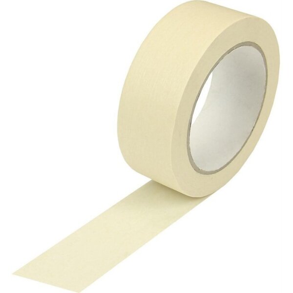 Transpak Kreppband Breite 38mm Länge 50m Stärke 125µ chamois flachkrepp Länge 50 m Breite 38 mm