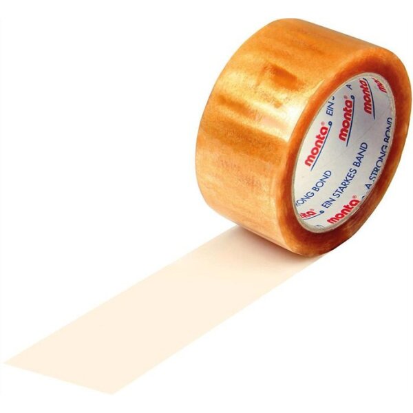 Monta Klebeband monta 315 Breite 50mm Länge 66m Stärke 57µ PP transparent leise
