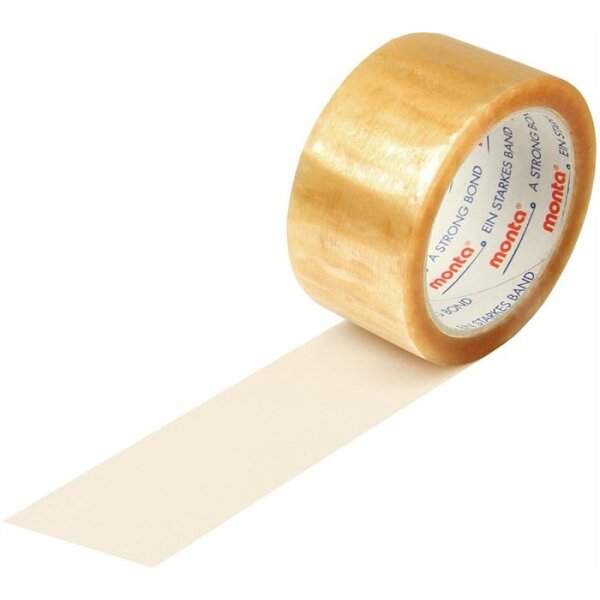 Monta Klebeband monta 331 Breite 50mm Länge 66m Stärke 48µ PP transparent
