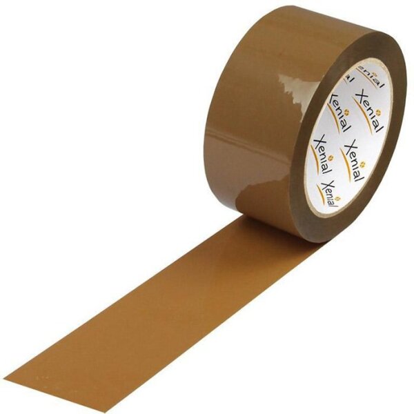 Xenial Klebeband Breite 50mm Länge 66m Stärke 63µ PP braun EXTRA