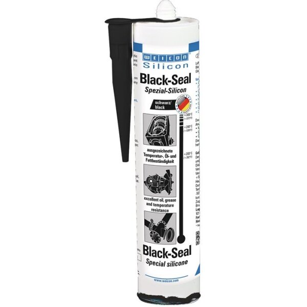 Weicon Spezialsilikon Black-Seal schwarz 310 ml Kartusche