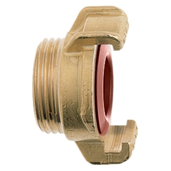 Geka Gewindestück GEKA plus K Messing Außengewinde 1