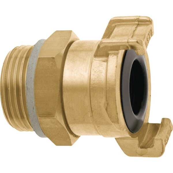 Geka Gewindestück GEKA plus 360 Messing Außengewinde G 1/2 ″ drehbar SB