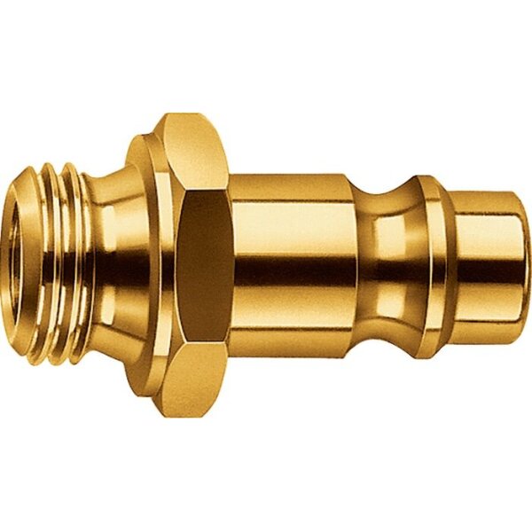 Ewo Stecknippel Messing Stecker DN 7,2 Außengewinde G 3/8 ″