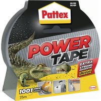 Gewebeband Power-Tape silber-grau L.25m B.50mm Rl.PATTEX