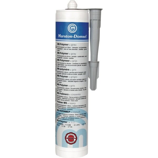 Marston Kleb- und Dichtstoff MD-MS Polymer grau 440 g Kartusche