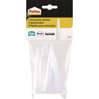 Pattex Kartuschenspitzen PFWKS Kunststoff 5 Spitzen Beutel
