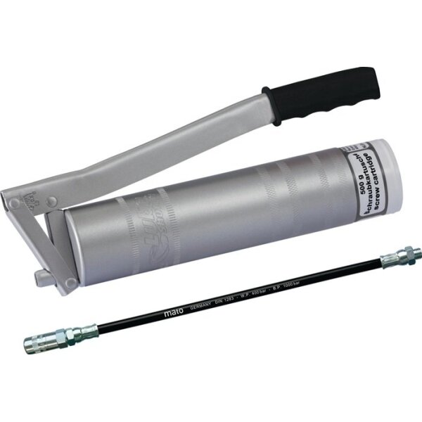 Mato Handhebelfettpresse System Rainer für Lube-Shuttle Schraubkartuschen 500g