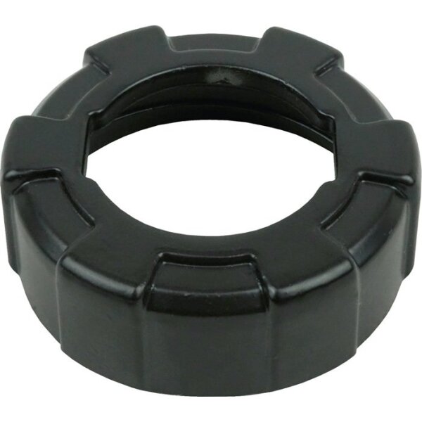 Irion Überwurfmutter Aluminium schwarz f.Handfugenpistolen geschlossen
