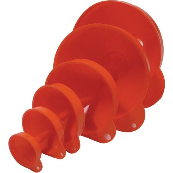 Max4car Trichter-Set 50, 70, 90, 115, 150, 160 mm HD-PE