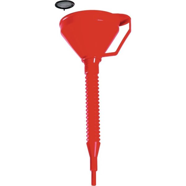 Max4car Trichter 160 mm HD-PE mit flexiblem Auslaufrohr