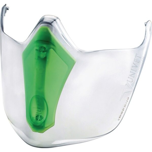 Univet Visier 6x3 Polycarbonat Visier: getönt einstellbares Belüftungssystem EN 166b, EN 170
