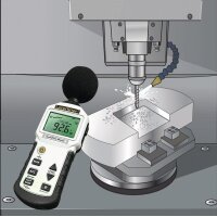 Laserliner Geräuschpegel-Messgerät SoundTest Master mit intergriertem Langzeitspeicher 6 x Type AAA Alkali 350 g