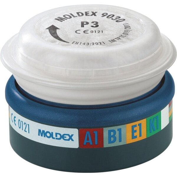 Moldex Kombinationsfilter 943001 A1B1E1K1P3 f. 4000 370 738, 4000 370 739