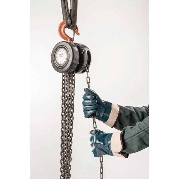 Ansell Handschuhe ActivArmr Hycron 27-805 Größe 11 weiß/blau BW-Jersey m.Nitril EN 388 PSA-Kategorie II