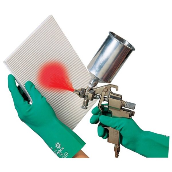 Honeywell Chemikalienhandschuhe Camatril 730 Größe 7 grün EN 388, EN 374 PSA-Kategorie III