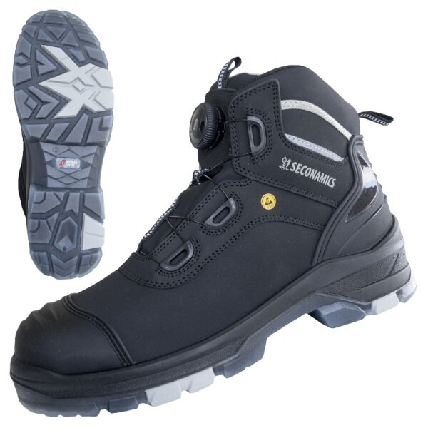 Nitras Ultimate Step Mid Fit Sicherheitsstiefel  Gr. 36-48, S7, EN ISO 20345, EN IEC 61340-4-3