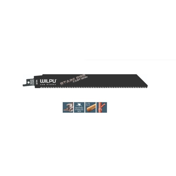 Wilpu  HM-Säbelsägeblatt Ultimate Carbide 228x25x1,3 mm 8 ZpZ 3049/225, VE= 10Stück