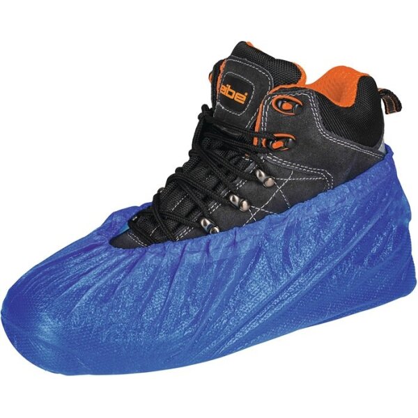 Asatex Überziehschuh Länge ca. 40 cm Höhe ca. 43 cm blau PSA-Kategorie I 1 Box = 100 St.