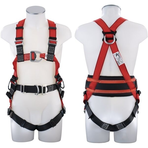 Mas Auffanggurt MAS63 Var. S Economie EN361 EN358 4-Punkt, 100/140mm Rückenteil für Kleidergröße 1 (48-56)