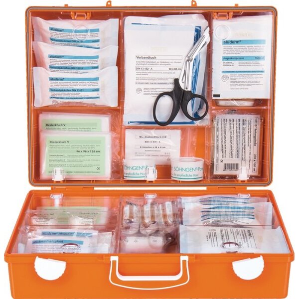 Söhngen Erste Hilfe Koffer groß MT-CD B400xH300xT150ca.mm orange