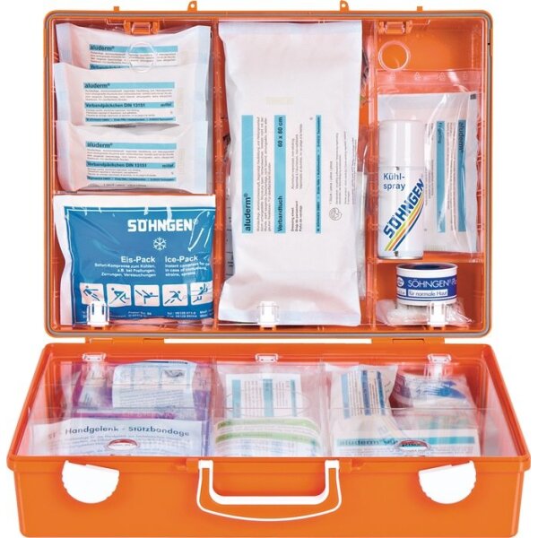 Söhngen Erste Hilfe Koffer Beruf SPEZIAL Verwaltung B400xH300xT150ca.mm orange