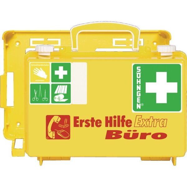 Söhngen Erste Hilfe Koffer Extra Büro B260xH170xT110ca.mm leuchtgelb