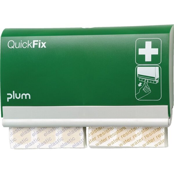 Plum Pflasterspender QuickFix Elastic and water resistant B230xH135xT32ca. mm grün