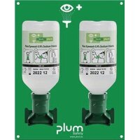 Plum Augenspülstation 2 x 0,5 l H290xB228xT80ca.mm...