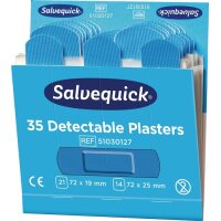 Salvequick Pflasterstrips Salvequick detectable 6...