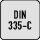 Kegelsenker DIN 335C 90Grad D.6,3mm HM Blank Z.3 Schaft-D.5mm RUKO