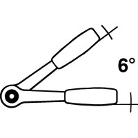 Gedore Hebelumschaltknarre 1993 U-20 G 1/2 ″ 60 Zähne Umschalthebel