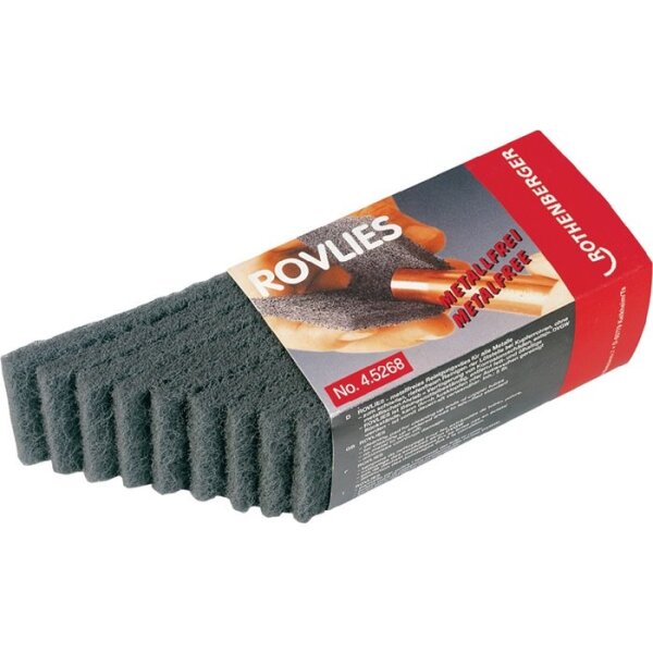 Rothenberger Reinigungsvlies ROVLIES grau Länge 130 mm Breite 60 mm