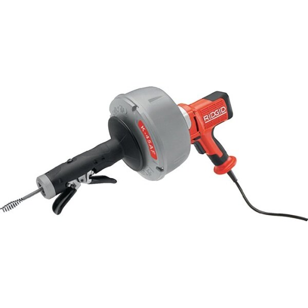 Ridgid Elektrorohrreinigungsmaschine K-45 AF- 5 Spirallänge 7,6 / 10,7 m Spiralen-Ø 8 / 10 mm