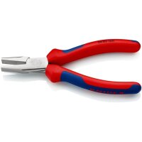 Knipex Flachzange DIN ISO 5745 Gesamtlänge 160 mm verchromt Comfort-Griff