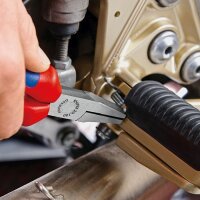 Knipex Flachzange DIN ISO 5745 Gesamtlänge 160 mm verchromt Comfort-Griff