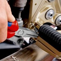 Knipex Flachzange DIN ISO 5745 Gesamtlänge 160 mm verchromt Comfort-Griff