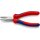 Knipex Flachzange DIN ISO 5745 Gesamtlänge 160 mm verchromt Comfort-Griff