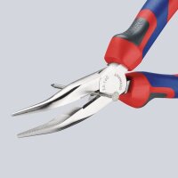 Knipex Flachrundzange Länge 160 mm flachrund 40° gewinkelt Comfort-Griff