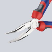 Knipex Flachrundzange Länge 160 mm flachrund 40° gewinkelt Comfort-Griff