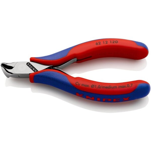Knipex Elektronik-Schrägschneider Länge 120 mm Facette nein poliert
