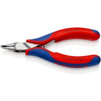 Knipex Elektronik-Vornschneider Länge 120 mm Form 6 Facette ja, kleine spiegelpoliert Mehrkomponenten-Hüllen